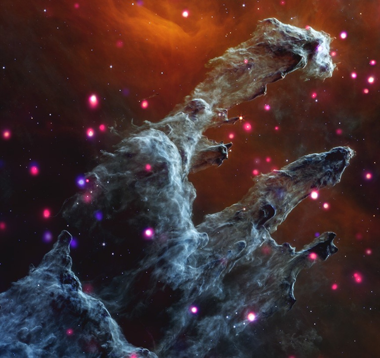 L&#039;amas d&#039;étoiles NGC 346 pris en photo par James Webb.