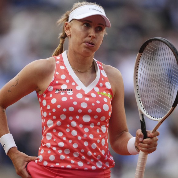 Jil Teichmann, ici à Roland-Garros en mai dernier, n&#039;a pas conclu sa belle semaine en Roumanie par une victoire (archives).
