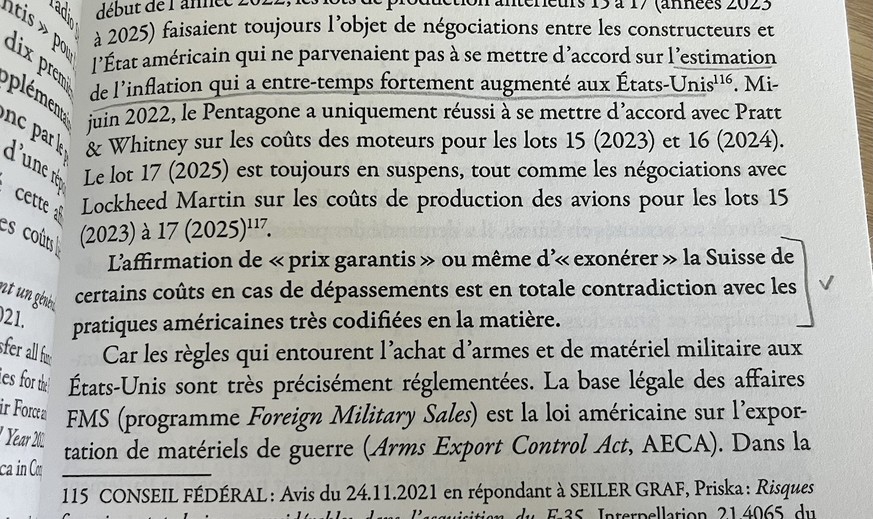 Le conseiller national Pierre-Alain Fridez (PS/JU) avait déjà argumenté contre l'acquisition du F-35 dans son livre «Le choix du F-35: erreur grossière ou scandale d'Etat».