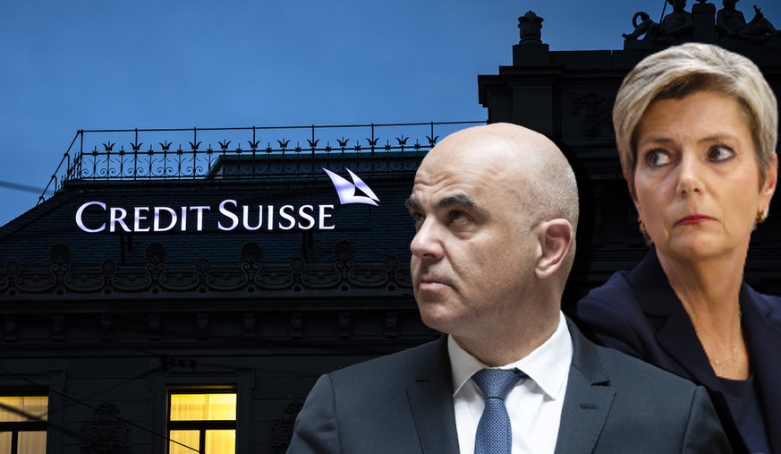 Alain Berset - Karin Keller-Sutter - Credit Suisse