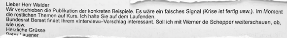 Emails Peter Lauener - Marc Walder