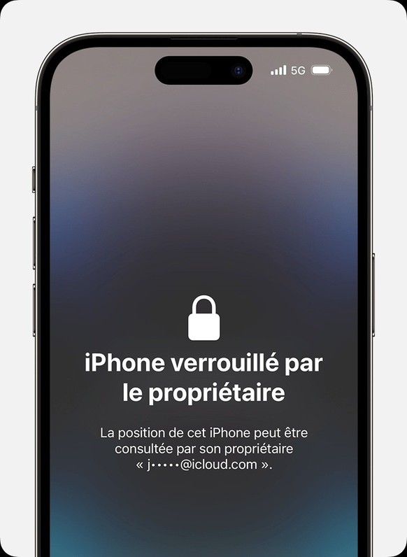 Verrouillage d’activation pour l’iPhone et l’iPad.