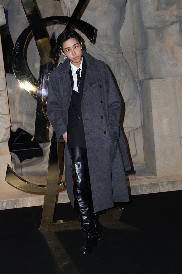 Loren at the Saint Laurent fashion show as part of Spring/Summer 2026 Paris Fashion Week held at Fontaine du Trocadéro on September 29, 2025 in Paris, France. (Photo by River Callaway/WWD via Getty Im ...