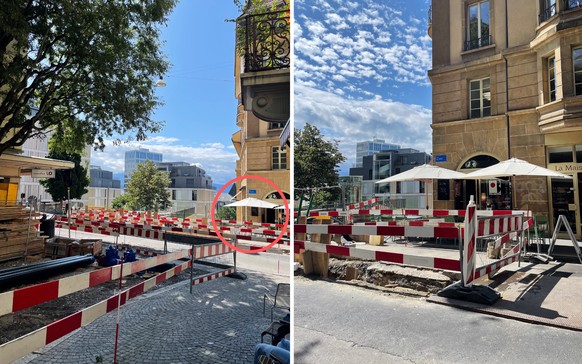 La rue du Midi à Lausanne en juillet 2025.