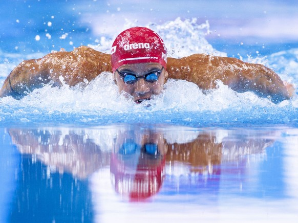 Noè Ponti: deuxième sur 50 m papillon à Carmel