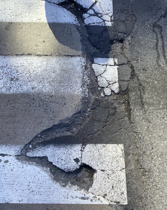 L&#039;état des routes de Montréal est désastreux.