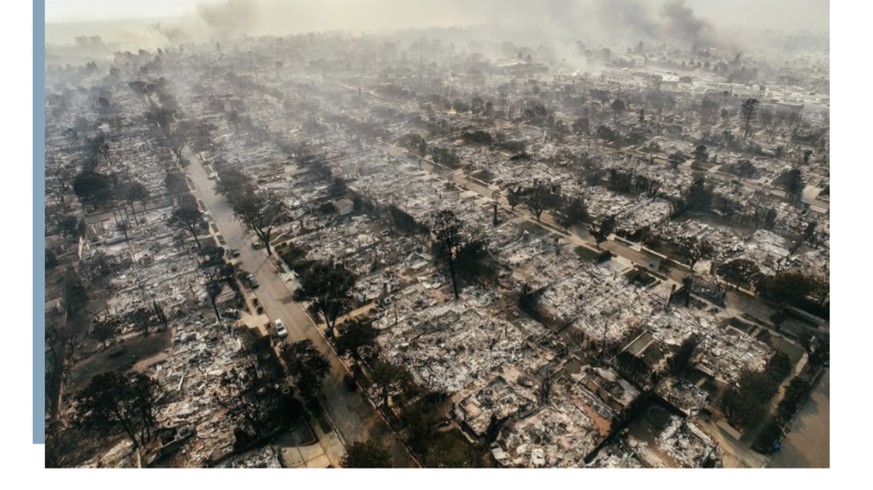 L'incendie de Los Angeles a rasé le paradis sur terre