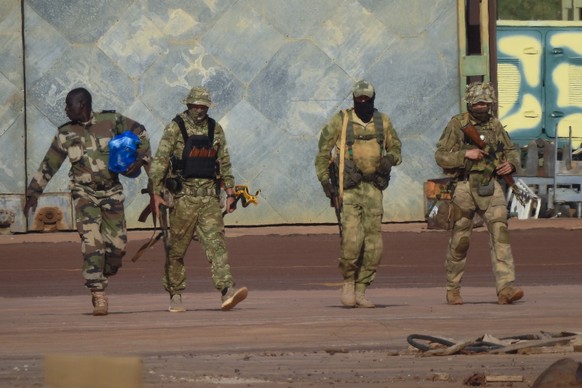 Des mercenaires de Wagner au Mali.