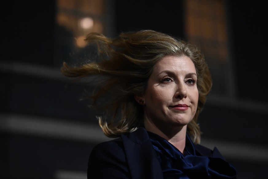 epa10165291 Penny Mordaunt who has been appointed Leader of the House of Commons, leaves Downing Street, London, Britain, 06 September 2022. New Prime Minister Liz Truss is in the process of building  ...