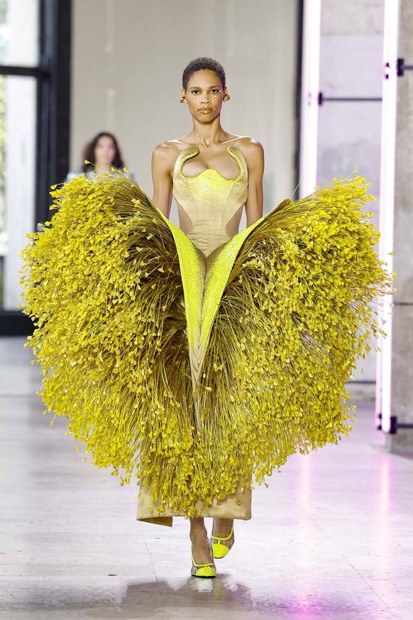 Germanier Fall/Winter 20262027 Haute Couture Collection Fashion Show during Paris Fashion Week, July 7, 2026 Germanier Haute Couture Fall/Winter 20262027 Collection Fashion Show, during Paris Fashion  ...