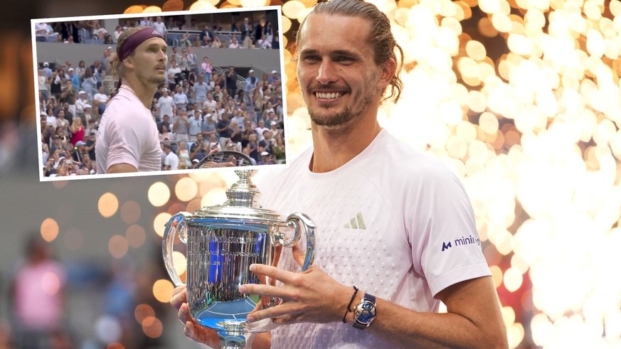 Zverev a offert une scène lunaire au moment de gagner l'US Open