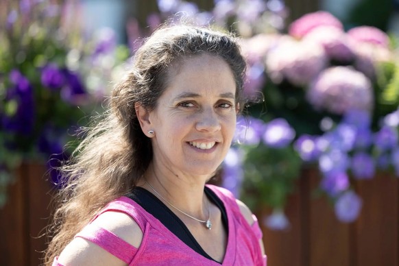 Patty Schnyder est consultante TV pour la Schweizer Radio und Fernsehen (SRF) à Wimbledon.