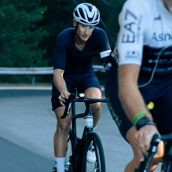 Balthazar Gini lors du tout premier Championnat du monde d'Everesting.