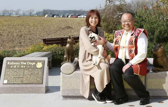 L'année dernière, un monument en son honneur avait été construit dans sa ville d'origine, Sakura.