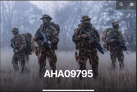 La nouvelle image de l'armée suisse.