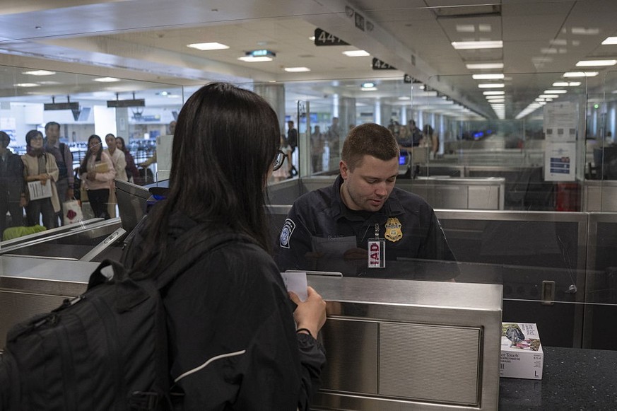WASHINGTON, UNITED STATES - JUNE 29: A general view of Dulles International Airport during a media briefing tour organized by the U.S. Department of State&#039;s Foreign Press Center to present proced ...