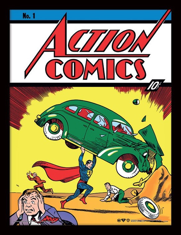 Premier numéro de Action Comics avec l&#039;apparition de Superman