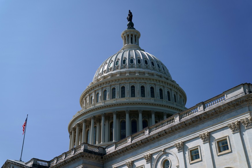epa11594837 The US Capitol in Washington, DC, USA, 09 September 2024. Lawmakers are returning to Congress following summer recess and are due to put debate measures aimed at funding the US government  ...