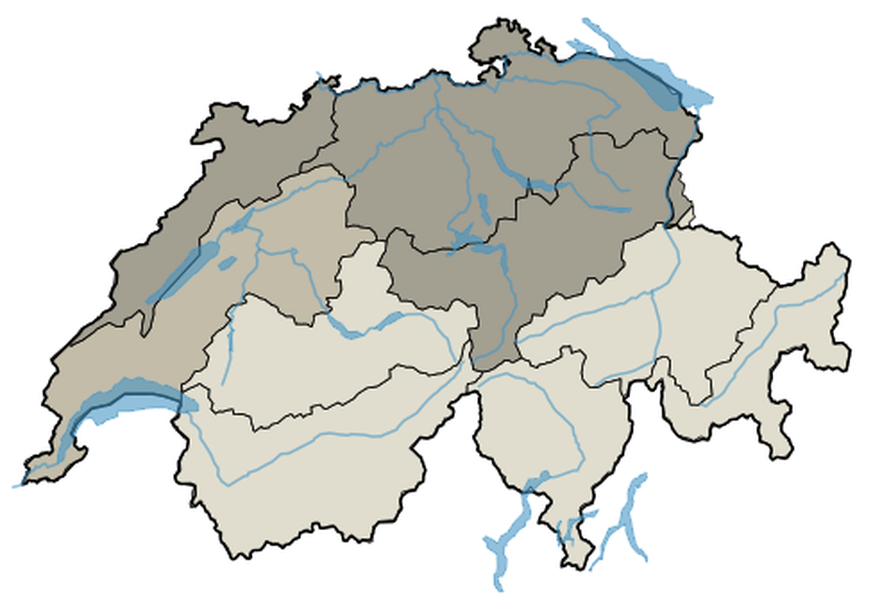 Plus le gris est foncé, plus le niveau de sécheresse est élevé. Aucune région n'est épargnée.