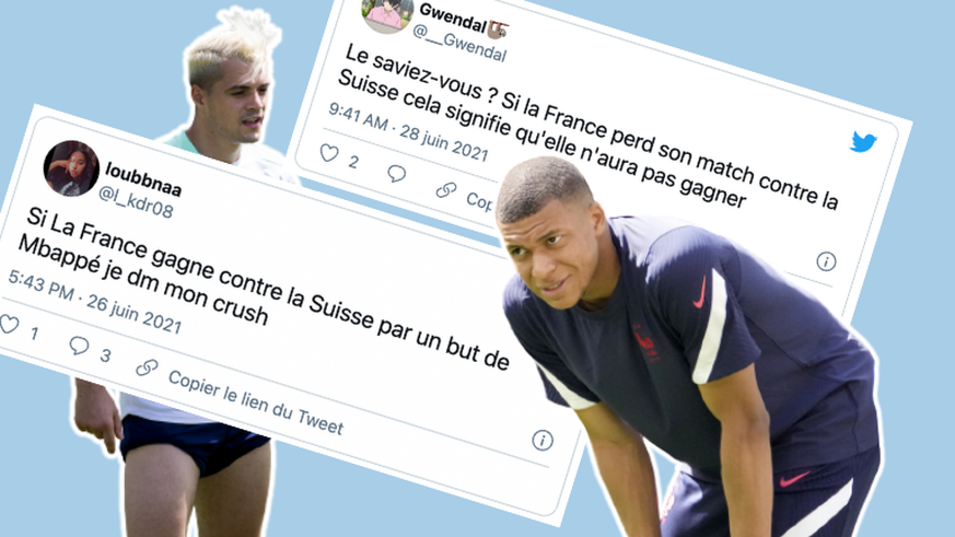 Euro 2020: Suisse ou France? Pour l&#039;instant, c&#039;est Twitter qui gagne. watson