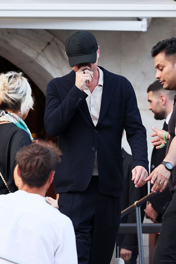 VENICE, ITALY - JUNE 26: Leonardo Di Caprio is sighting ahead of Jeff Bezos and Lauren Sanchez Wedding at Hotel Gritti on June 26, 2025 in Venice, Italy. (Photo by Ernesto Ruscio/GC Images)