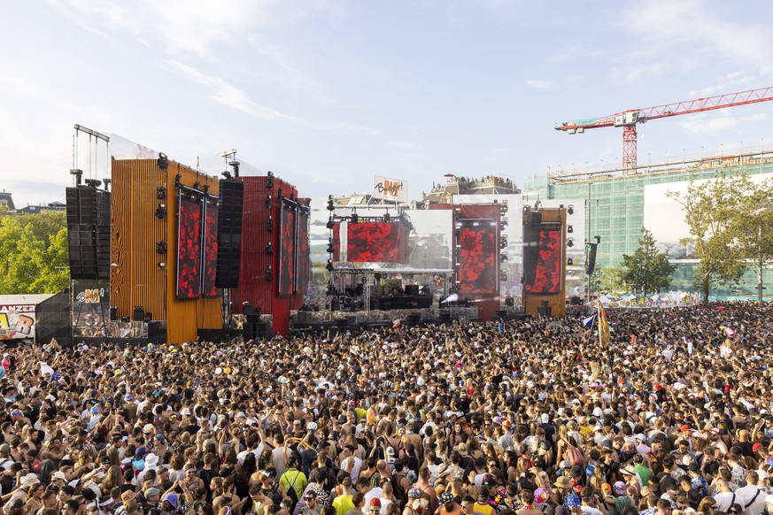 Des participants lors de la 30e édition de la Street Parade de Zurich, en 2023.