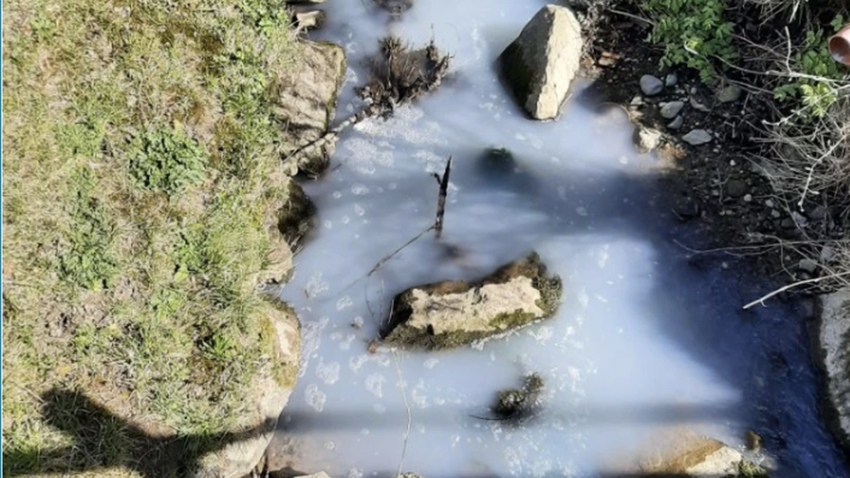 Villariaz (FR) a un problème à cause d'une grosse fuite de lait