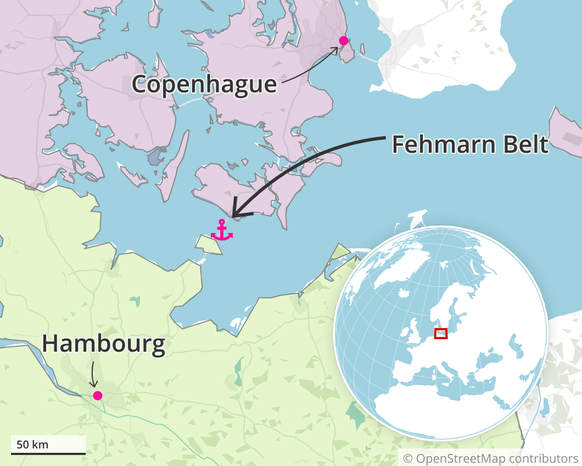 Le Fehmarn Belt (en allemand Fehmarnbelt et en danois Femern Bælt) est un détroit qui sépare le Danemark de l&#039;Allemagne. La largeur du détroit est de 18 km et sa profondeur est de 20 à 30 mètres.