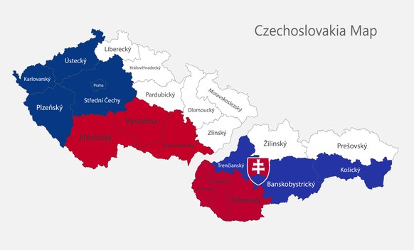 La Tchécoslovaquie unie (1918-1992). 