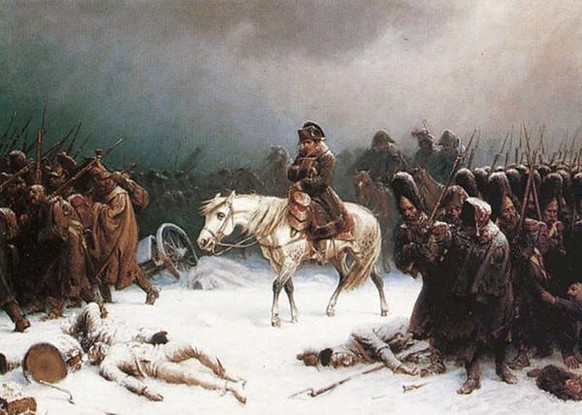 «La retraite de Moscou de Napoléon» d'Adolph Northen.