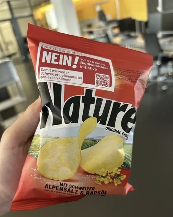 Zweifel Chips Biodiversität Werbung