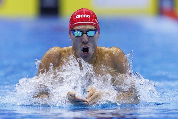 Mondiaux de natation: Jérémy Desplanches se bat contre lui-même