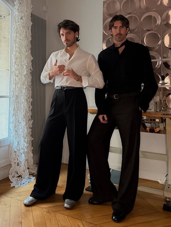 Les créateurs romands Evan Giusto et Benjamin Bühler.
