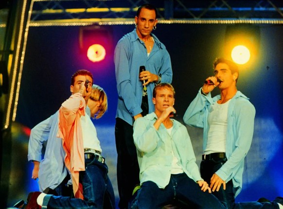 Les Backstreet Boys en 1996.