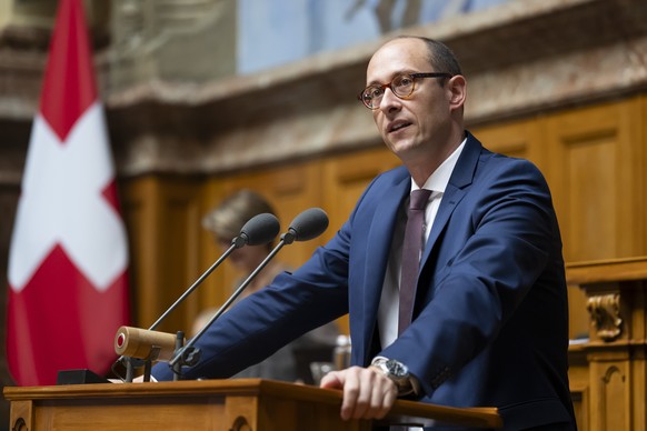 Nationalrat Martin Candinas, Mitte-GR, spricht waehrend der Sommersession der Eidgenoessischen Raete, am Dienstag, 17. Juni 2025 im Nationalrat in Bern. (KEYSTONE/Anthony Anex)