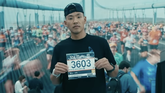 Choi avait le dossard 3603 le week-end dernier.