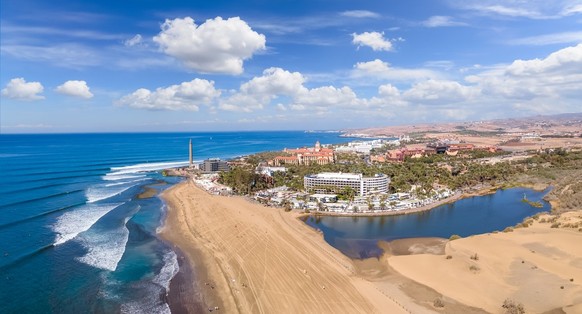 Maspalomas, en Espagne.