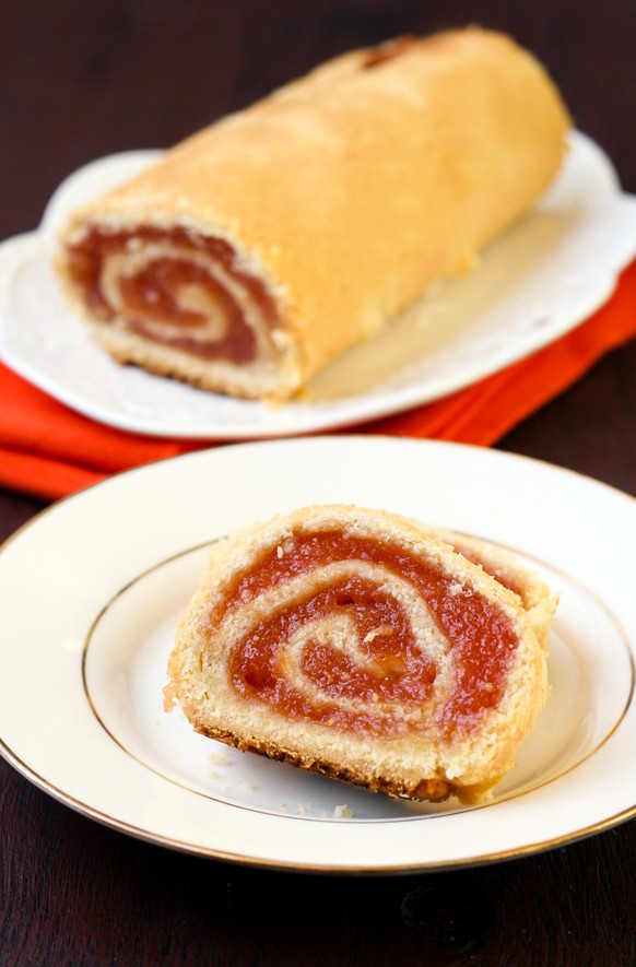 Roly-Poly with marmalade