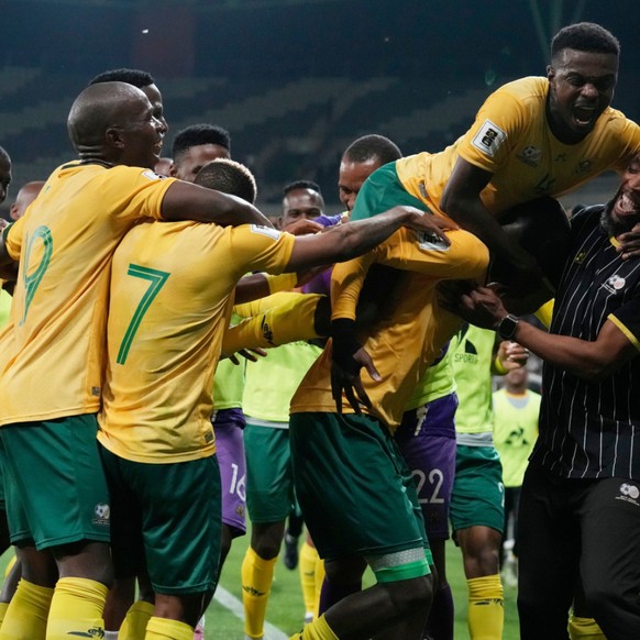 La joie des Sud-Africains qualifiés pour la Coupe du monde
