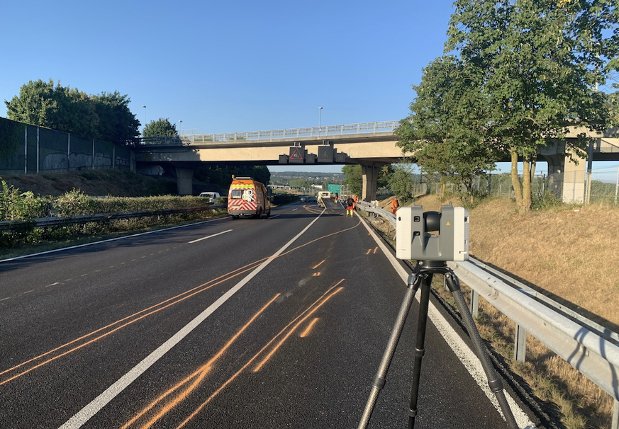 Accident mortel sur l&#039;A1 à hauteur de Morges, le 3 août 2022. Un conducteur de scooter de la région lausannoise a été tué. L&#039;autoroute a été fermé une grande partie de l&#039;après-midi.