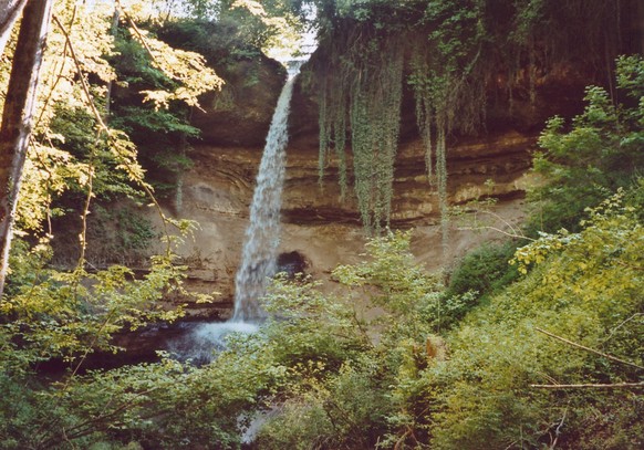 Höchster Wasserfall Kanton Thurgau Lauftenbachtobel