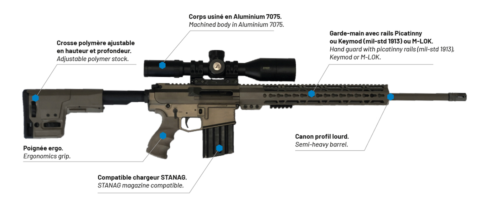 Fusil VCD10 de Lebel