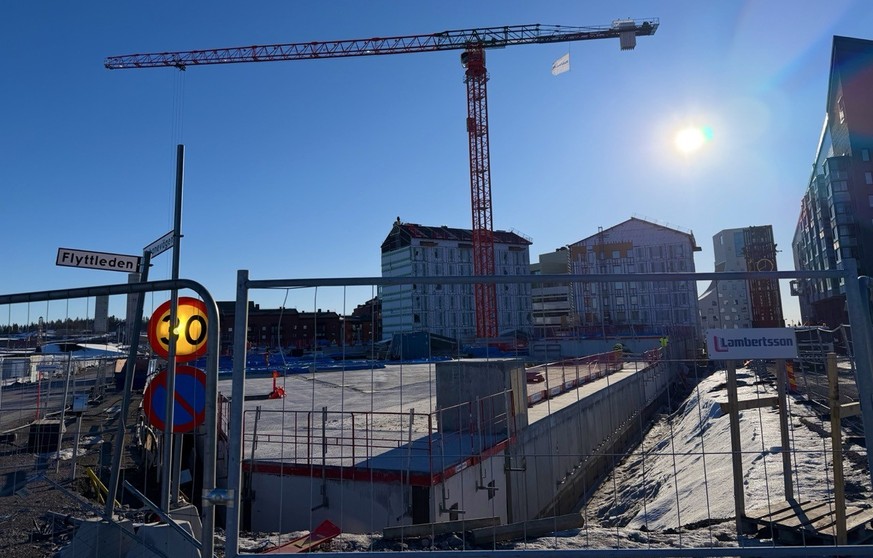 Kiruna neues Zentrum