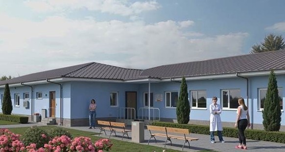 Voici à quoi ressemblera le nouveau centre de radiothérapie financé par la Suisse.