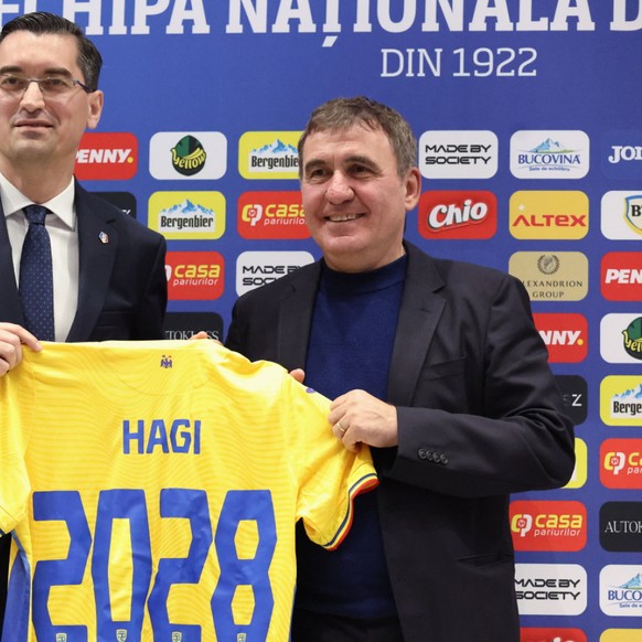 Gheorghe Hagi est le nouveau s閘ectionneur de la Roumanie.