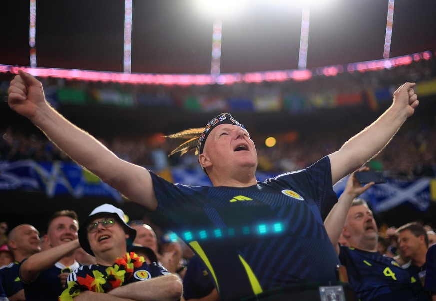 Un fan écossais lors d&#039;Allemagne-Ecosse