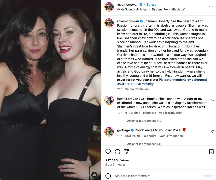Rose McGowan.