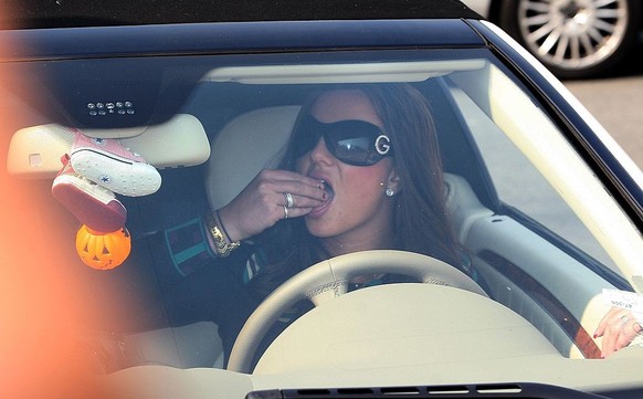 LOS ANGELES, CA - OCTOBER 26: Musician Britney Spears arrives for a child custody hearing at the Los Angeles Superior Court on October 26, 2007 in Los Angeles, California. (Photo by Matthew Simmons/Wi ...