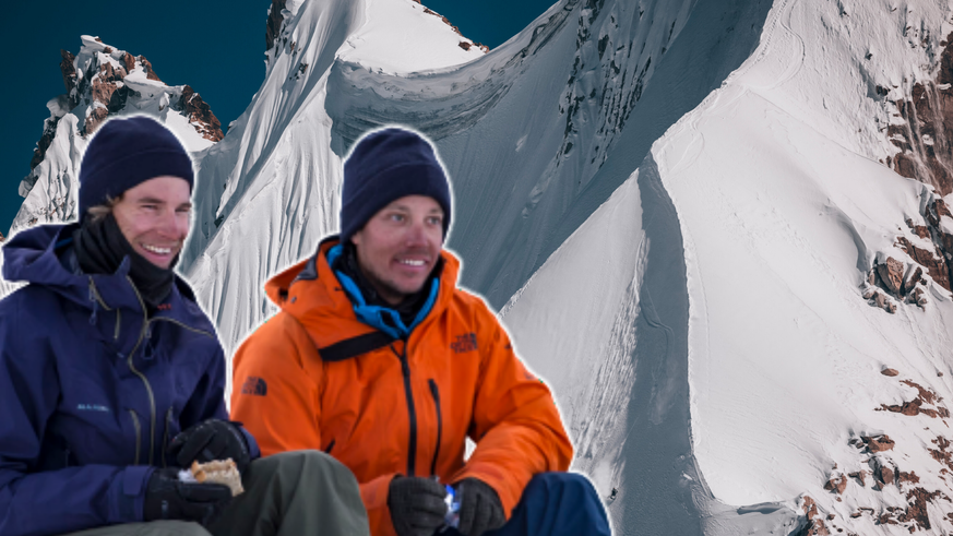 Les exploits des freerideurs valaisans Jérémie Heitz (à gauche) et Sam Anthamatten sont racontés dans le film La Liste - Everything or Nothing, présenté en avant-première cette semaine.