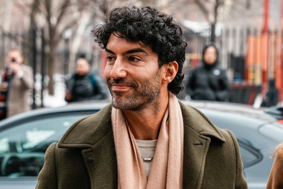 Actor Justin Baldoni arrives for 'settlement conference' at the United States District Court in New York City, U.S., February 11, 2026. REUTERS/Eduardo Munoz